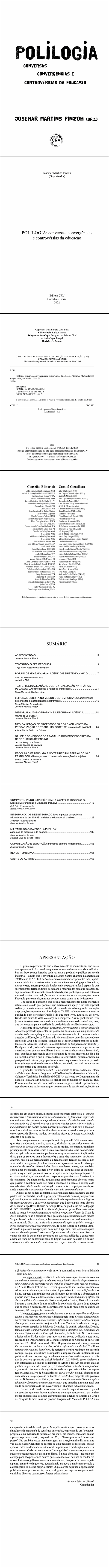 POLILOGIA <BR> Conversas, convergências e controvérsias da educação